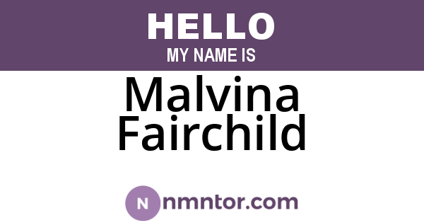 Malvina Fairchild