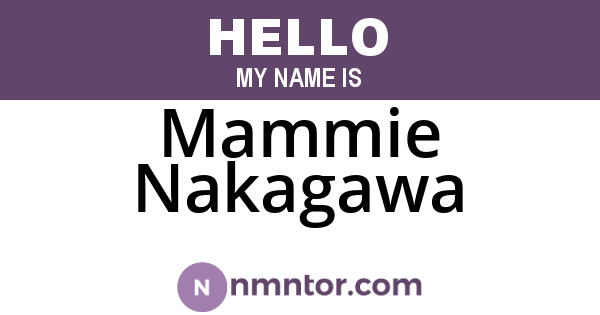 Mammie Nakagawa