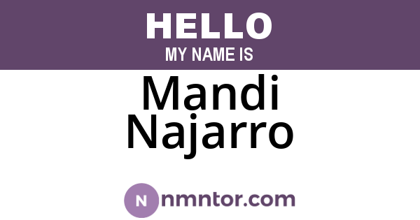 Mandi Najarro