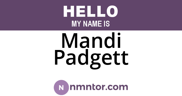 Mandi Padgett