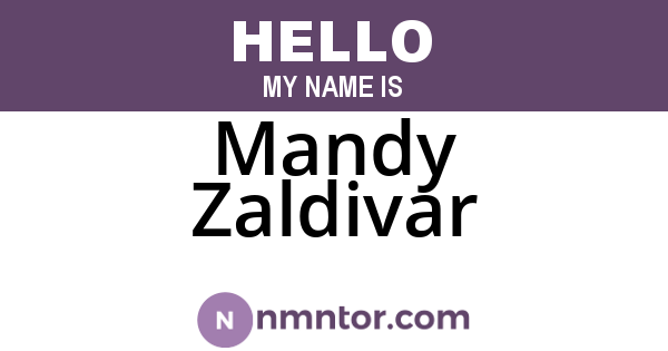 Mandy Zaldivar