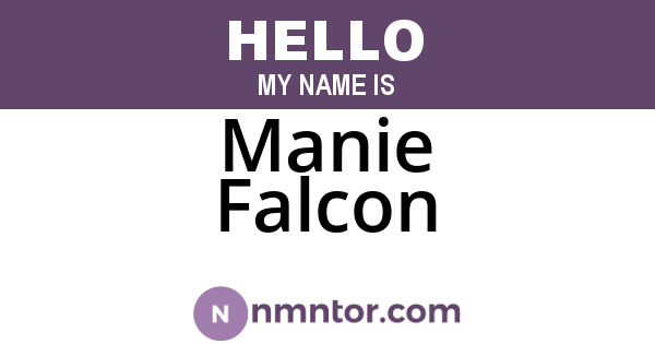 Manie Falcon