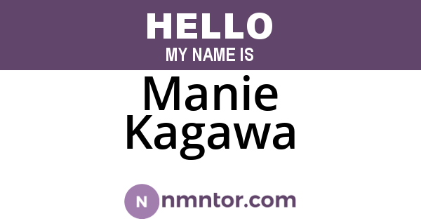 Manie Kagawa