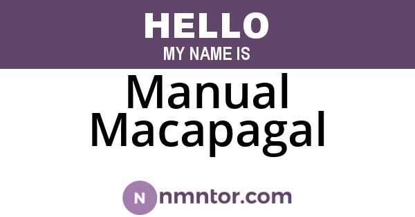 Manual Macapagal