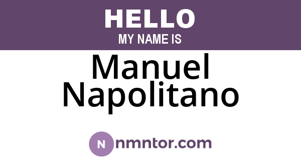 Manuel Napolitano