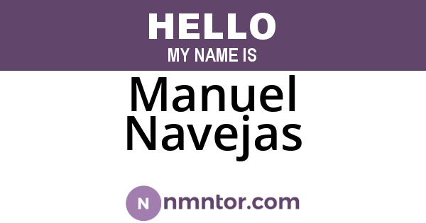 Manuel Navejas