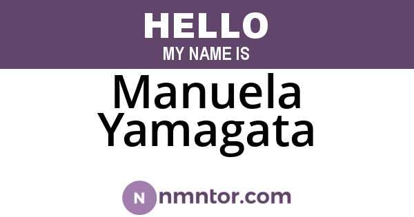 Manuela Yamagata