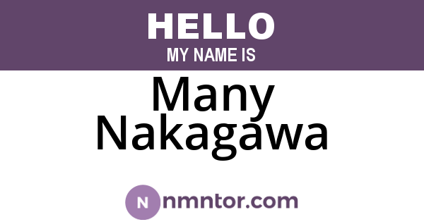 Many Nakagawa