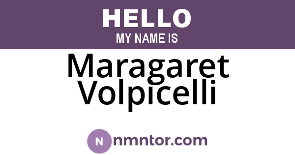 Maragaret Volpicelli