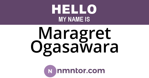 Maragret Ogasawara