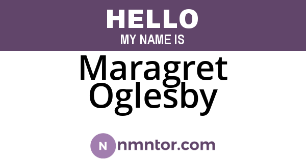 Maragret Oglesby