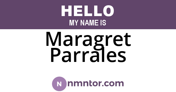 Maragret Parrales