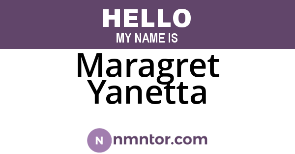 Maragret Yanetta