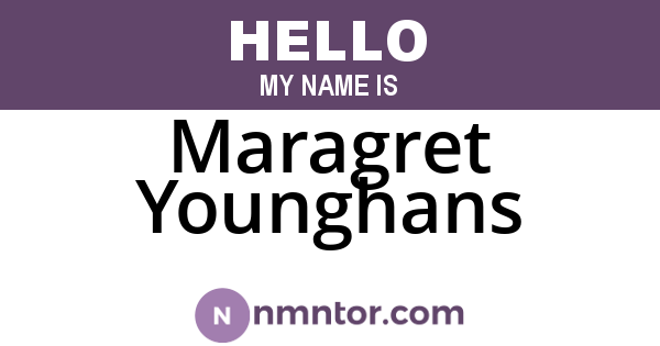 Maragret Younghans