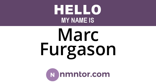 Marc Furgason