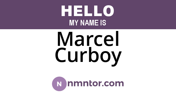 Marcel Curboy
