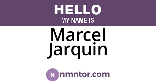 Marcel Jarquin