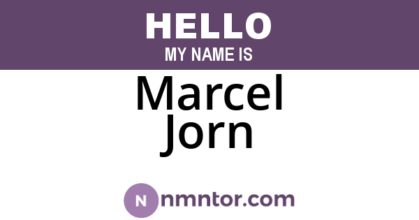 Marcel Jorn