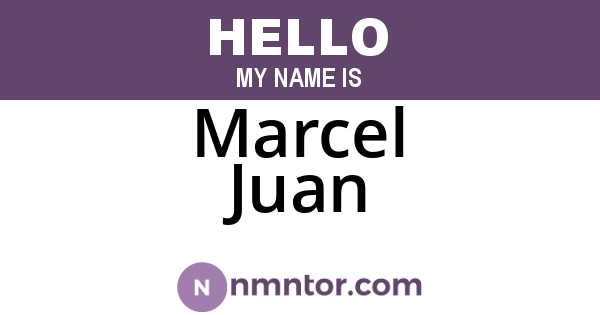 Marcel Juan