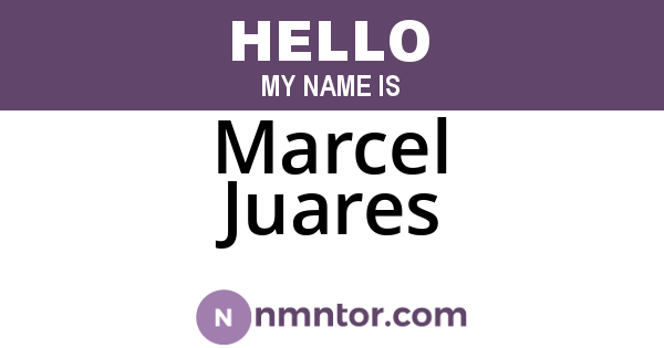 Marcel Juares