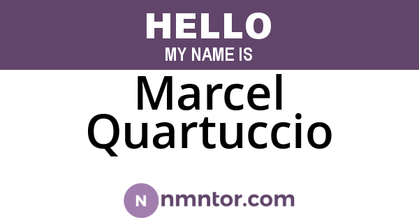 Marcel Quartuccio