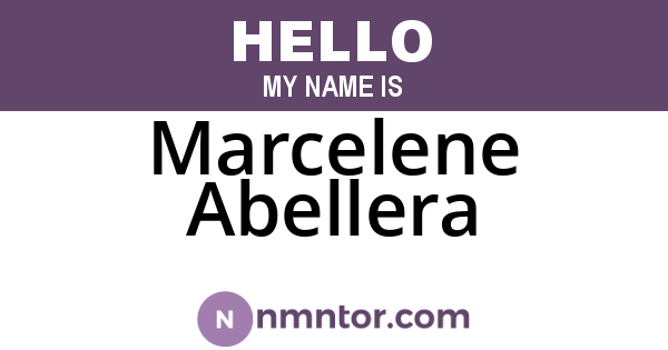 Marcelene Abellera