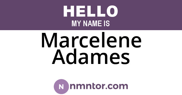 Marcelene Adames