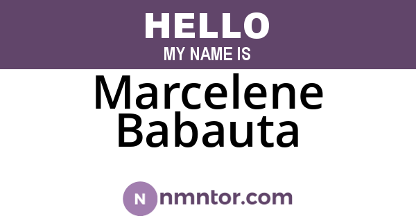 Marcelene Babauta
