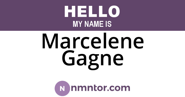 Marcelene Gagne