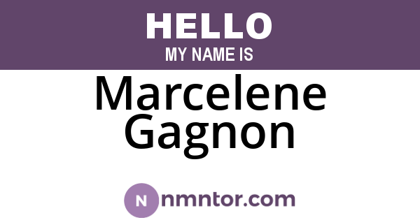 Marcelene Gagnon