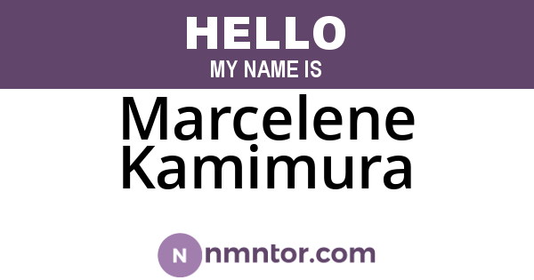 Marcelene Kamimura