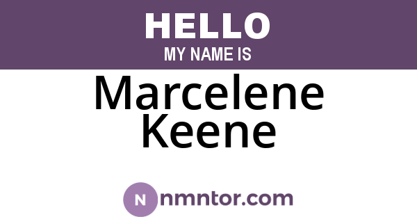 Marcelene Keene