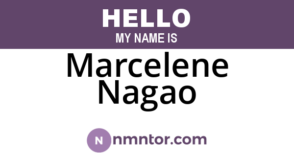 Marcelene Nagao