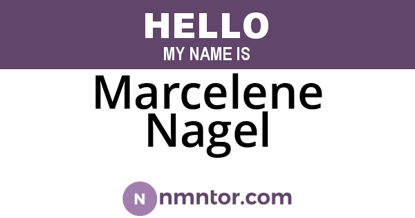 Marcelene Nagel