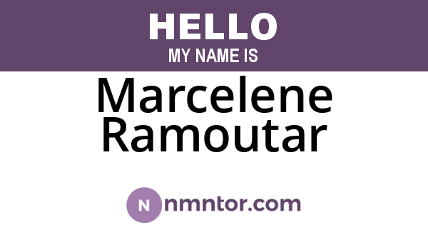 Marcelene Ramoutar