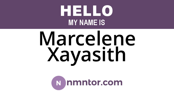 Marcelene Xayasith
