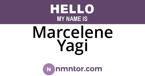 Marcelene Yagi