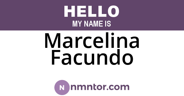 Marcelina Facundo