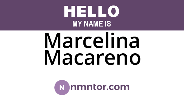 Marcelina Macareno