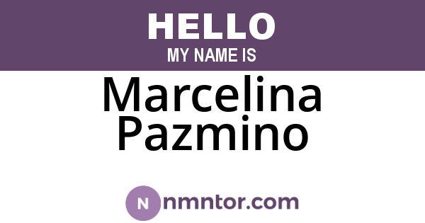 Marcelina Pazmino