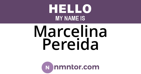 Marcelina Pereida