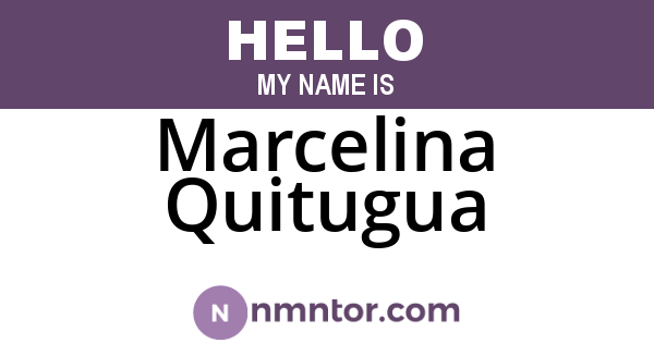 Marcelina Quitugua