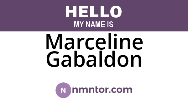 Marceline Gabaldon