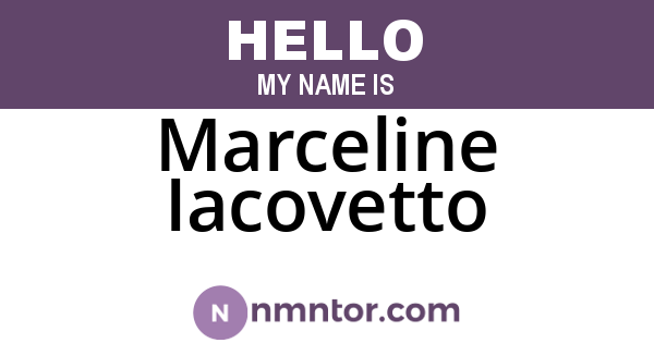 Marceline Iacovetto