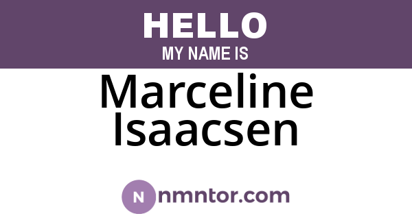 Marceline Isaacsen