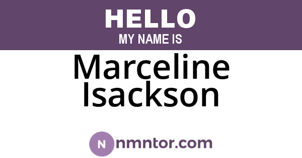 Marceline Isackson