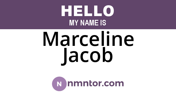 Marceline Jacob