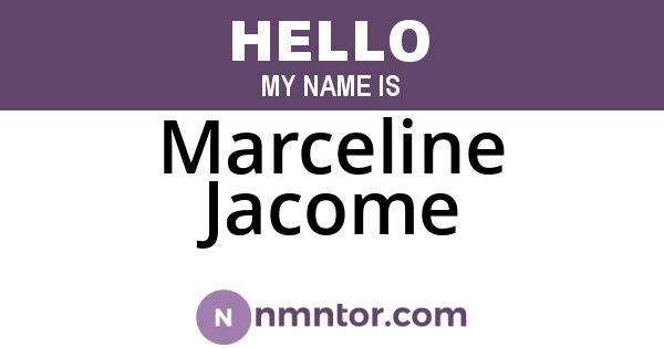 Marceline Jacome