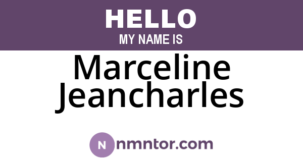 Marceline Jeancharles