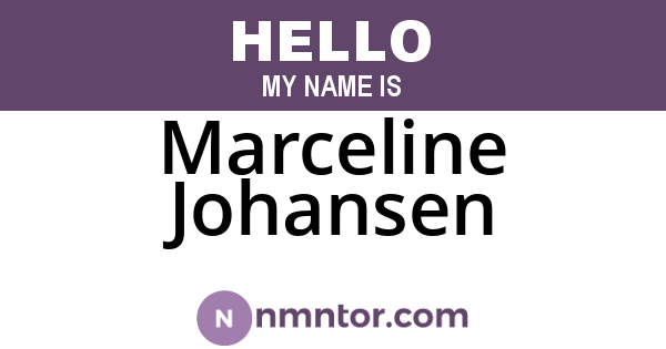Marceline Johansen